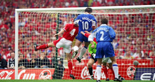 March 29th 1998, Chelsea v Middlesbrough: Action in the Middlesbrough goalmouth during the League Cup Final