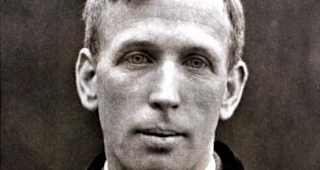 circa 1905, one of Chelsea's first players in their debut season., Jack Kirwan from Northern Ireland, who made  76 appearances in total for Chelsea and scored 16 goals 