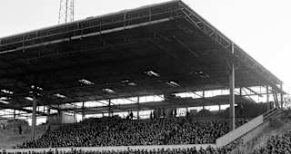 16th November 1968 : The new stand at Stamford Bridge, partly populated by fans watching the match between Chelsea and Southampton  
