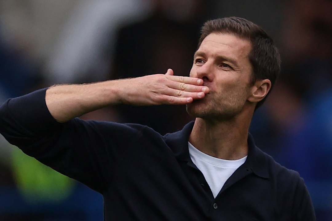 Image credit (Chelsea FC) Xabi Alonso celebrates during Chelsea versus Brighton