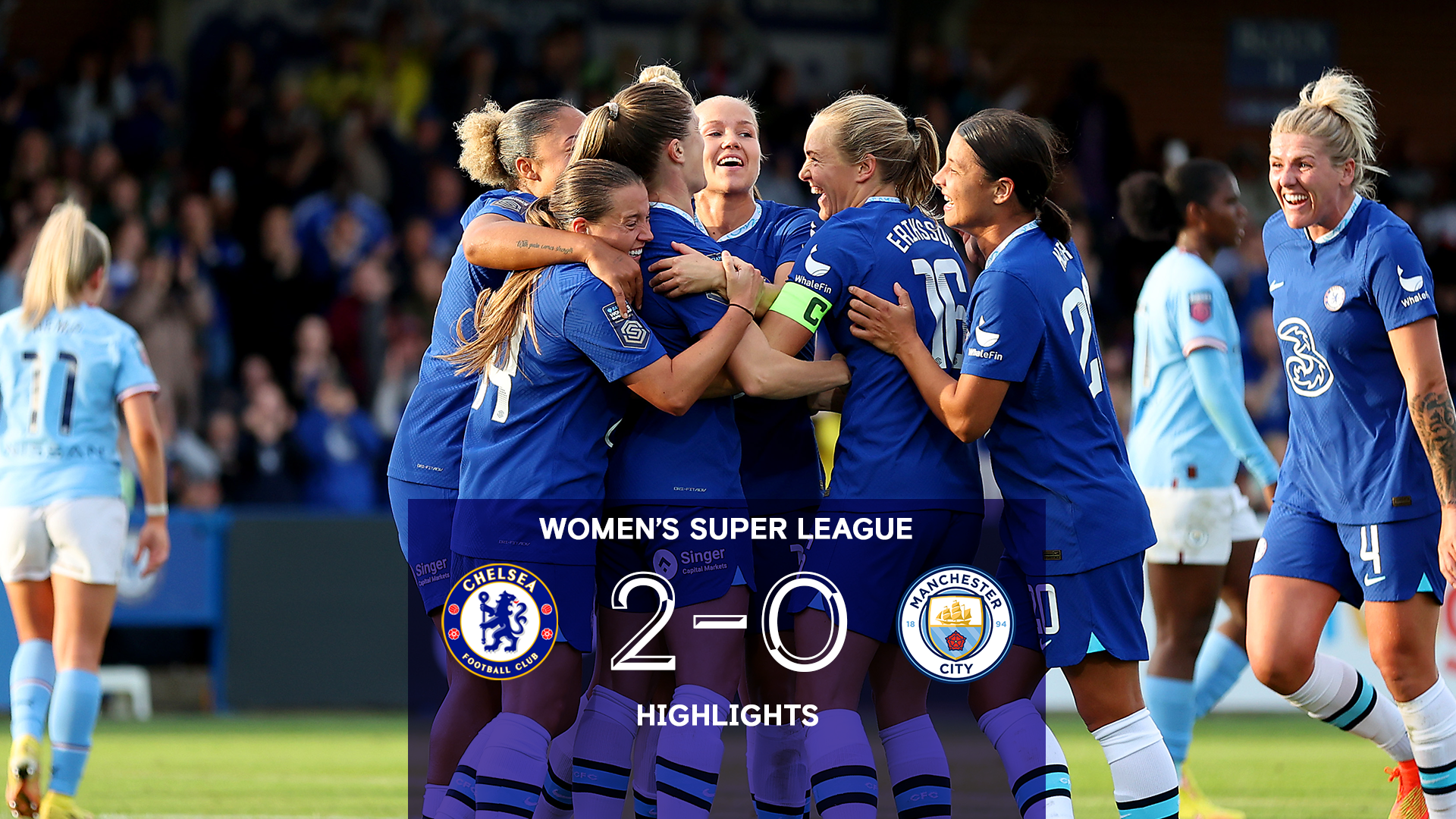 Chelsea Women 2 0 Manchester City Women WSL Highlights Video Official Site Chelsea Football Club