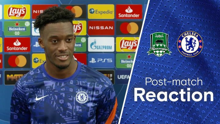 Callum Hudson-Odoi on his first Champions League goal for Chelsea