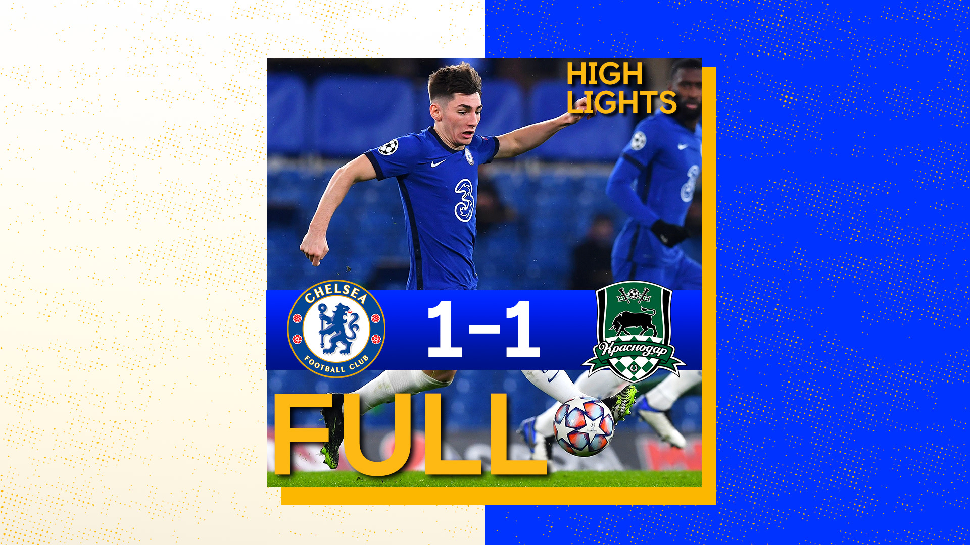 Full match Chelsea 1 1 Krasnodar H Champions League Highlights Video Official Site Chelsea Football Club