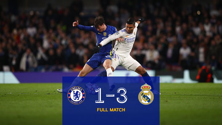 Full match: Chelsea 1-3 Real Madrid (H) - Champions League - Video - Official Site - Chelsea Football Club
