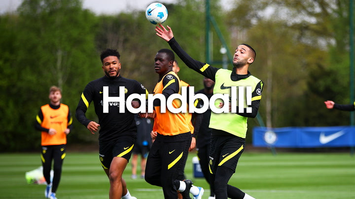 Amazing vision from Kante during epic game of Handball! | Video ...
