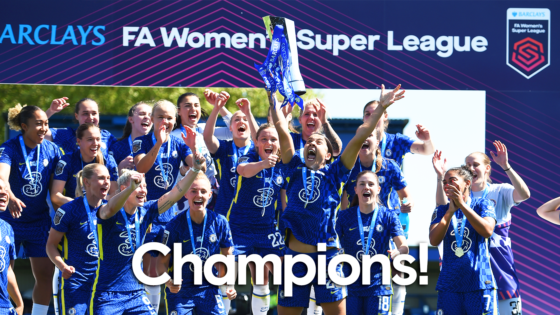 Chelsea are the 2021/22 WSL Champions!, Video, Official Site