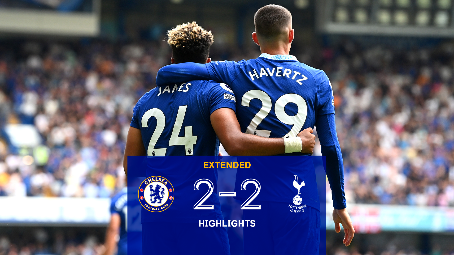 Heiße Partie in London!  FC Chelsea - Tottenham Hotspur 2:2