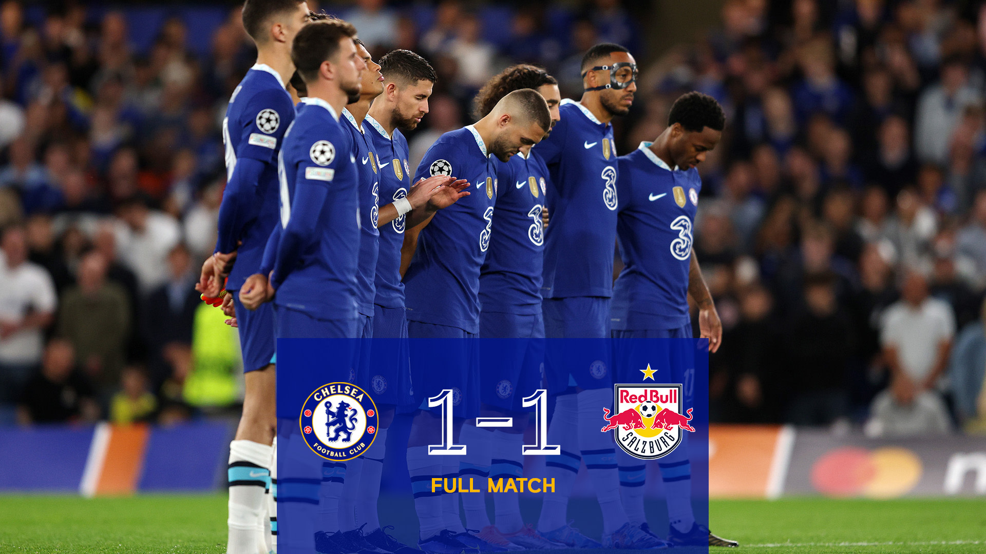 Chelsea 1-1 RB Salzburg Champions League Full Match Video Official Site Chelsea Football Club