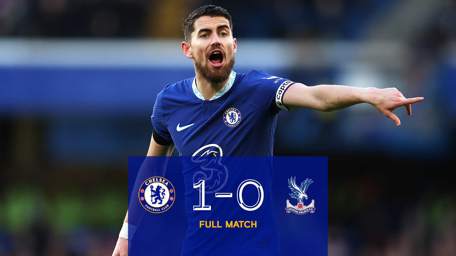 Full Match Chelsea 1-0 Palace Video Official Site Chelsea Football Club