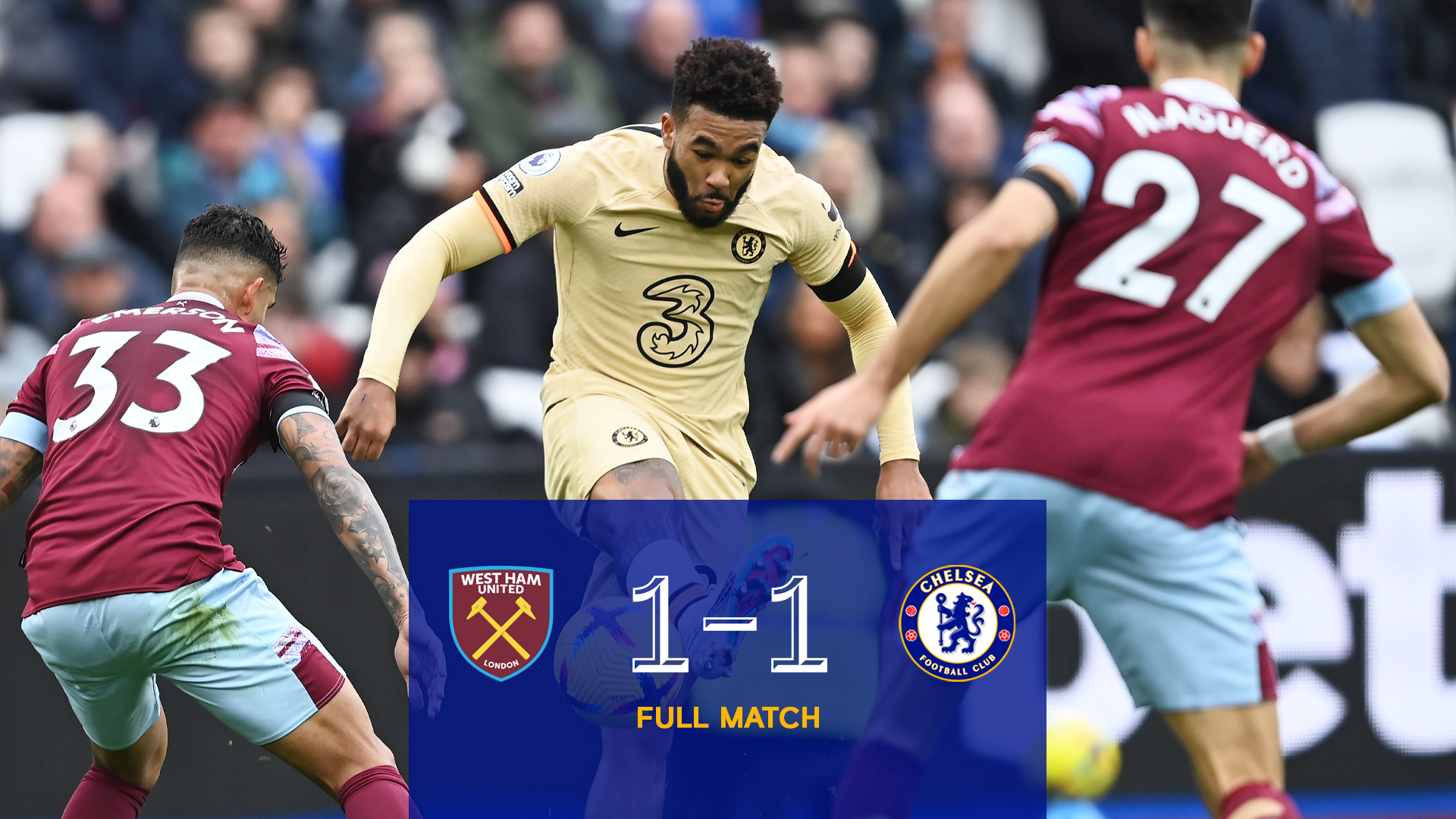 Full Match West Ham 1-1 Chelsea Video Official Site Chelsea Football Club