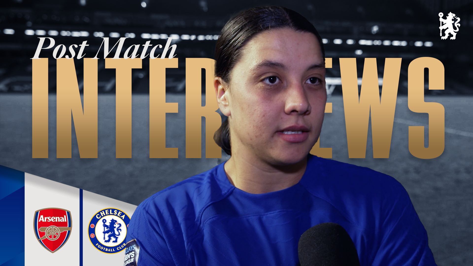 Sam Kerr reflects post-match | Video | Official Site | Chelsea Football