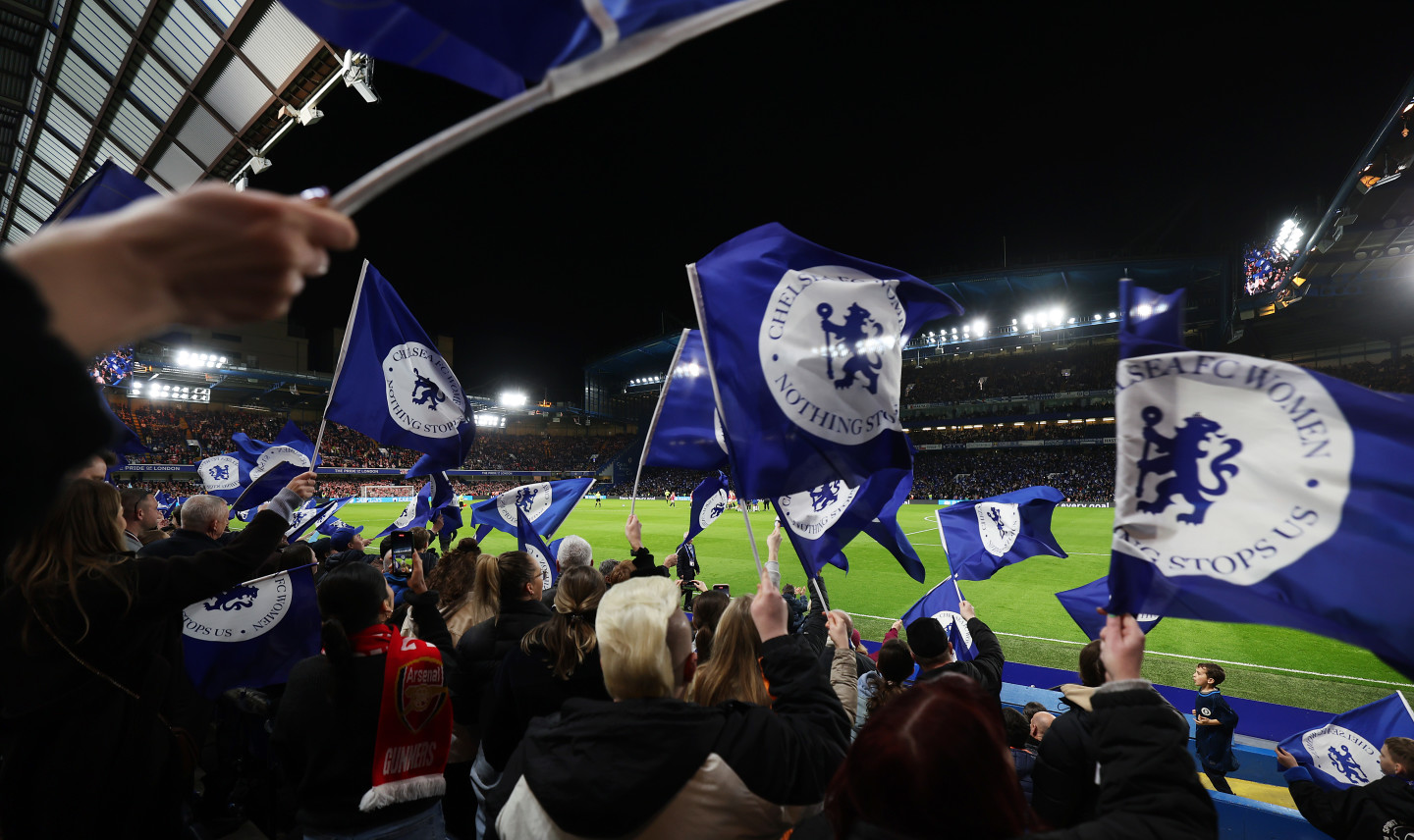 Chelsea w sezonie 2023/24 zajęła 13 miejsce pod względem średniego wypełnienia trybun (97.23%), zdjęcie Chelsea FC