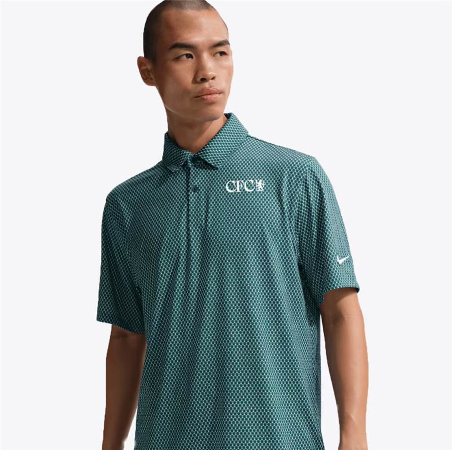 Chelsea Nike Dri FIT Velocity Golf Polo Malachite Mens