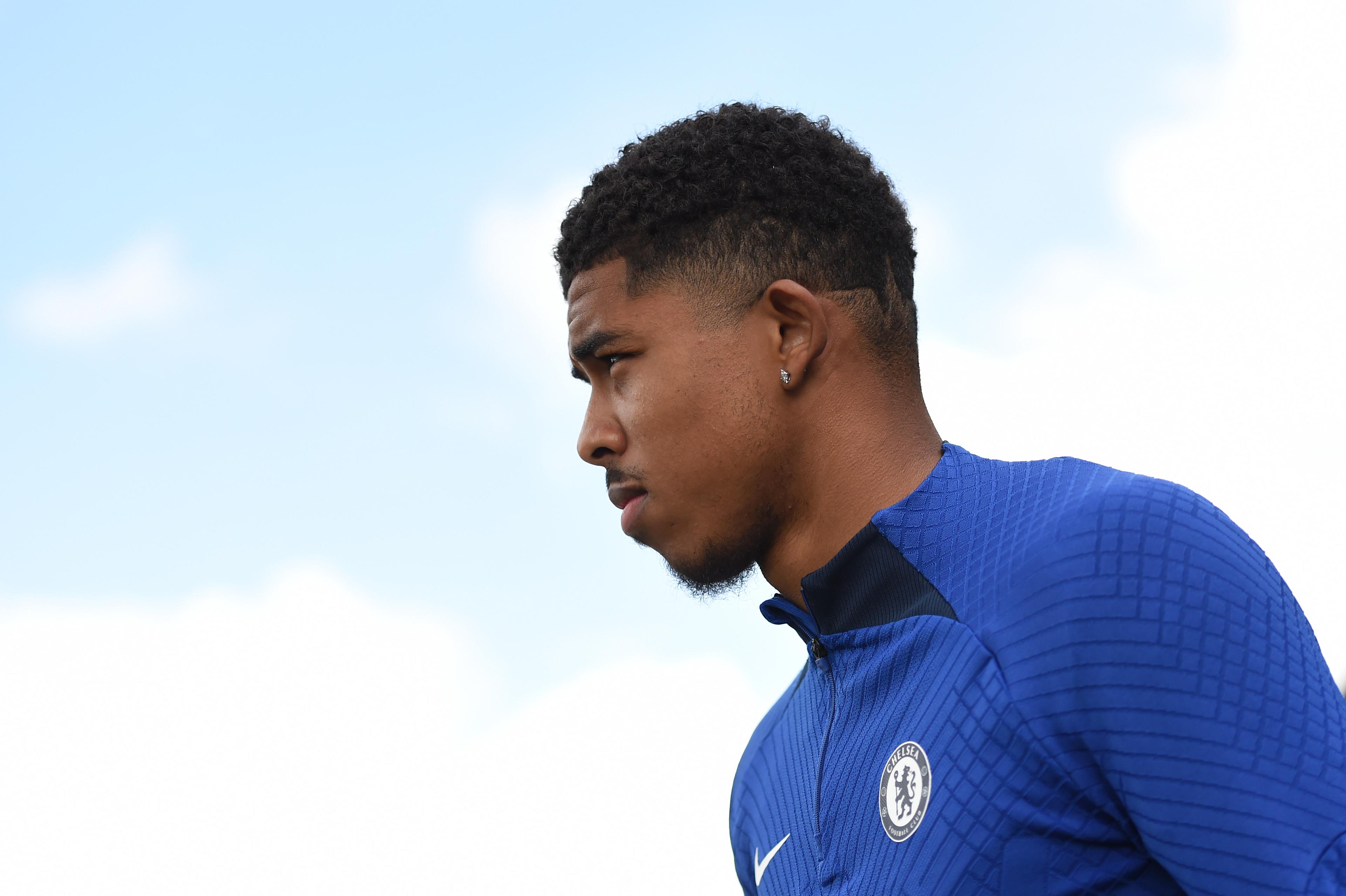 Wesley Fofana takes part in his first Chelsea training session at Cobham in August 2022