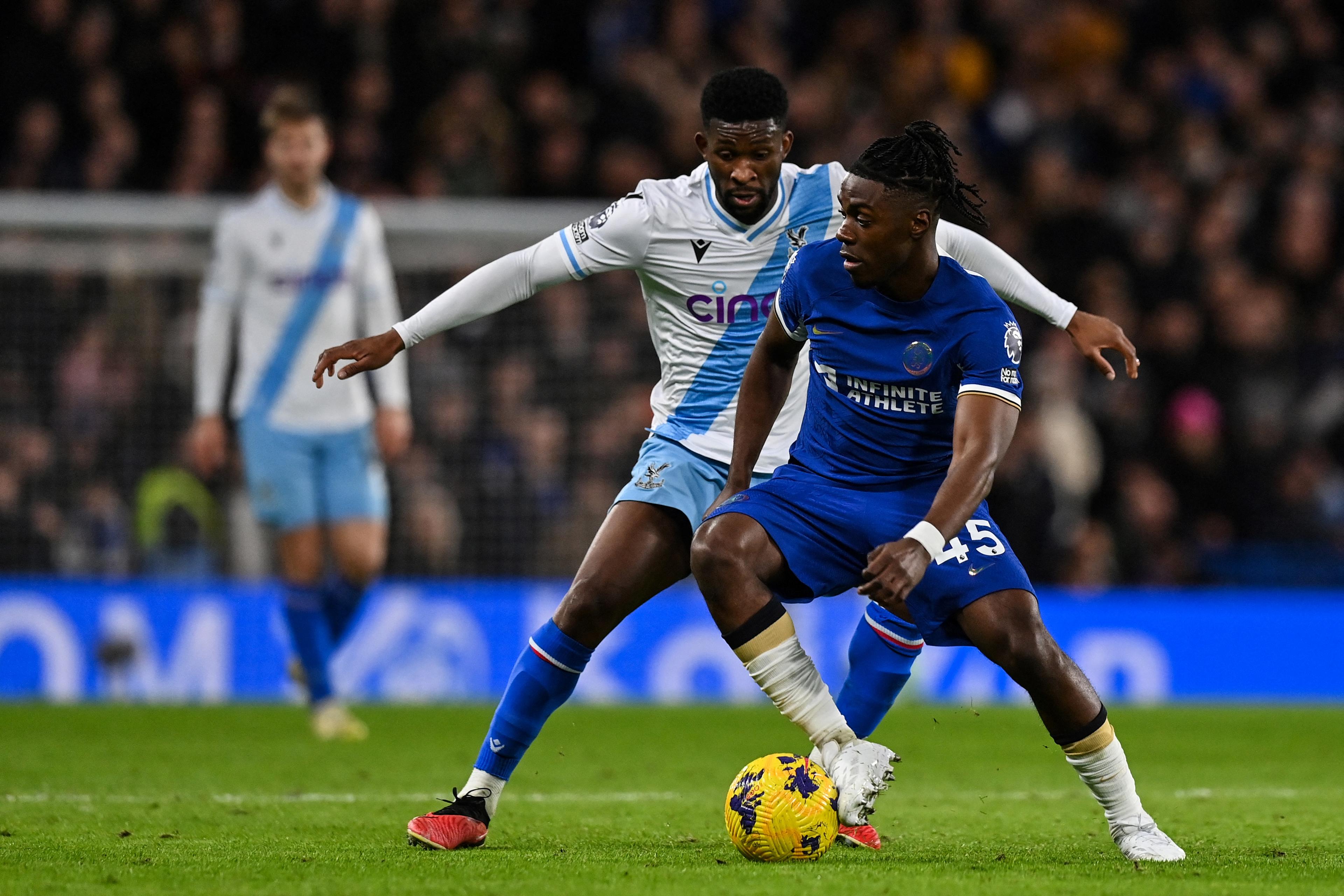 Roméo Lavia makes his Chelsea debut against Crystal Palace at Stamford Bridge