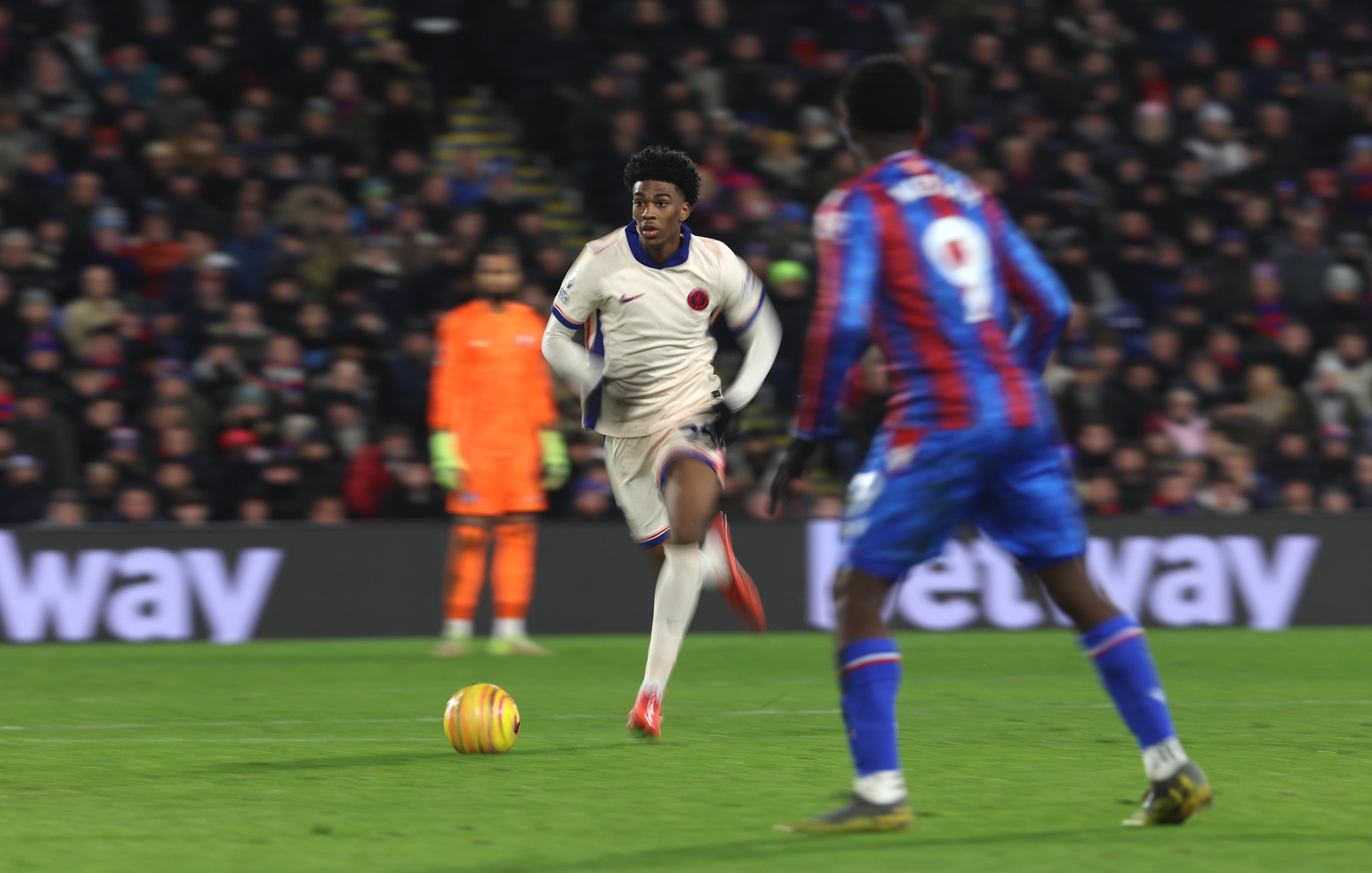 Josh Acheampong makes his first Premier League start for Chelsea against Crystal Palace