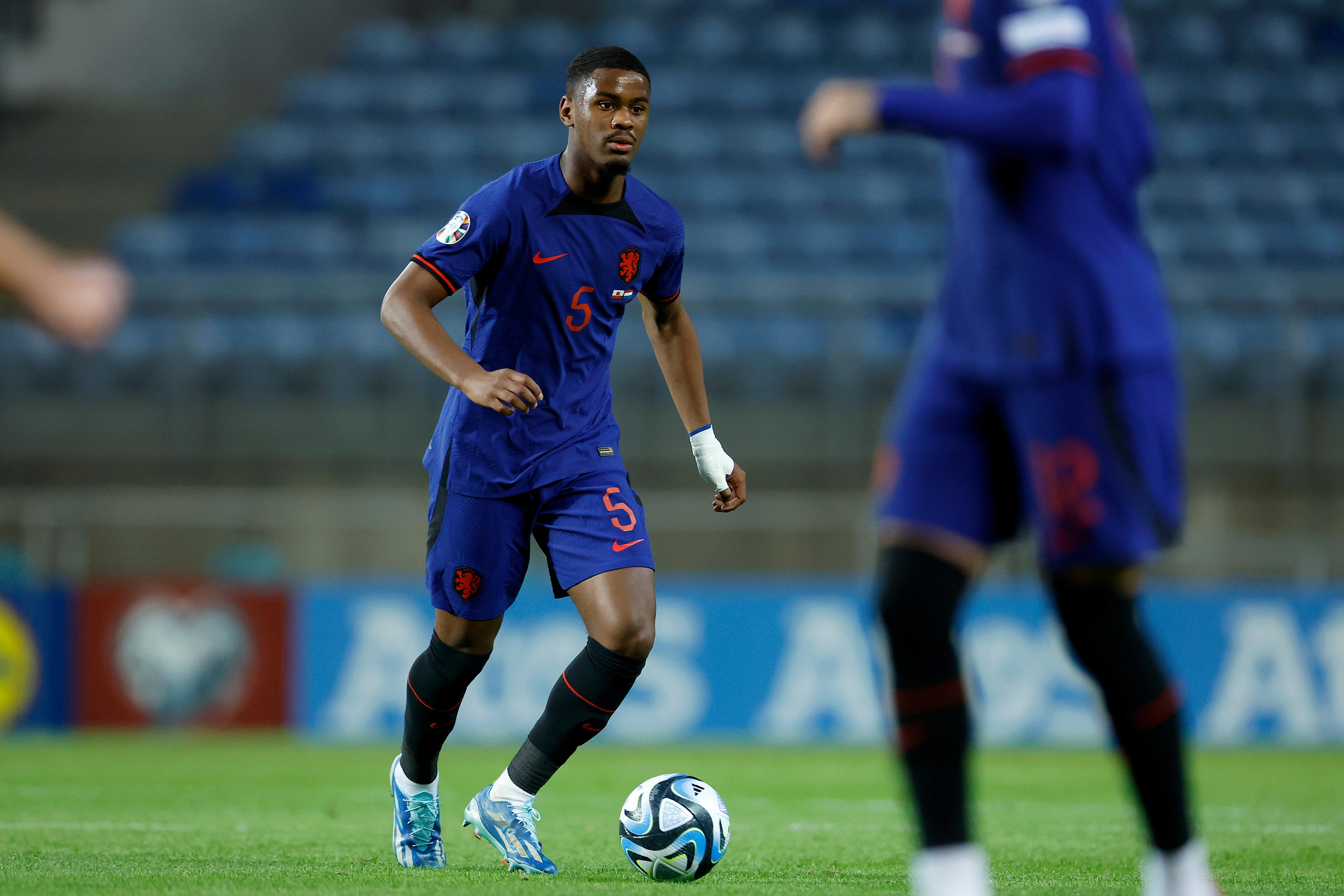 Jorrel Hato makes his senior Netherlands debut against Gibraltar
