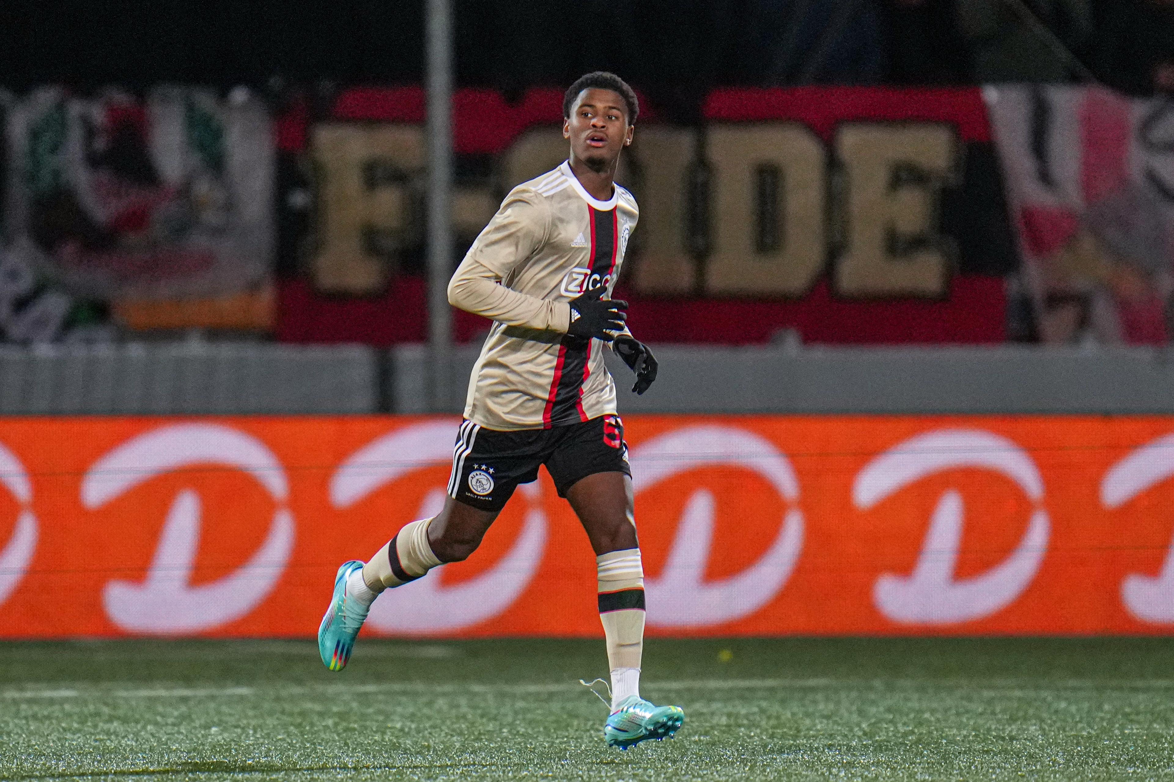 Jorrel Hato makes his senior Ajax debut in the Dutch Cup