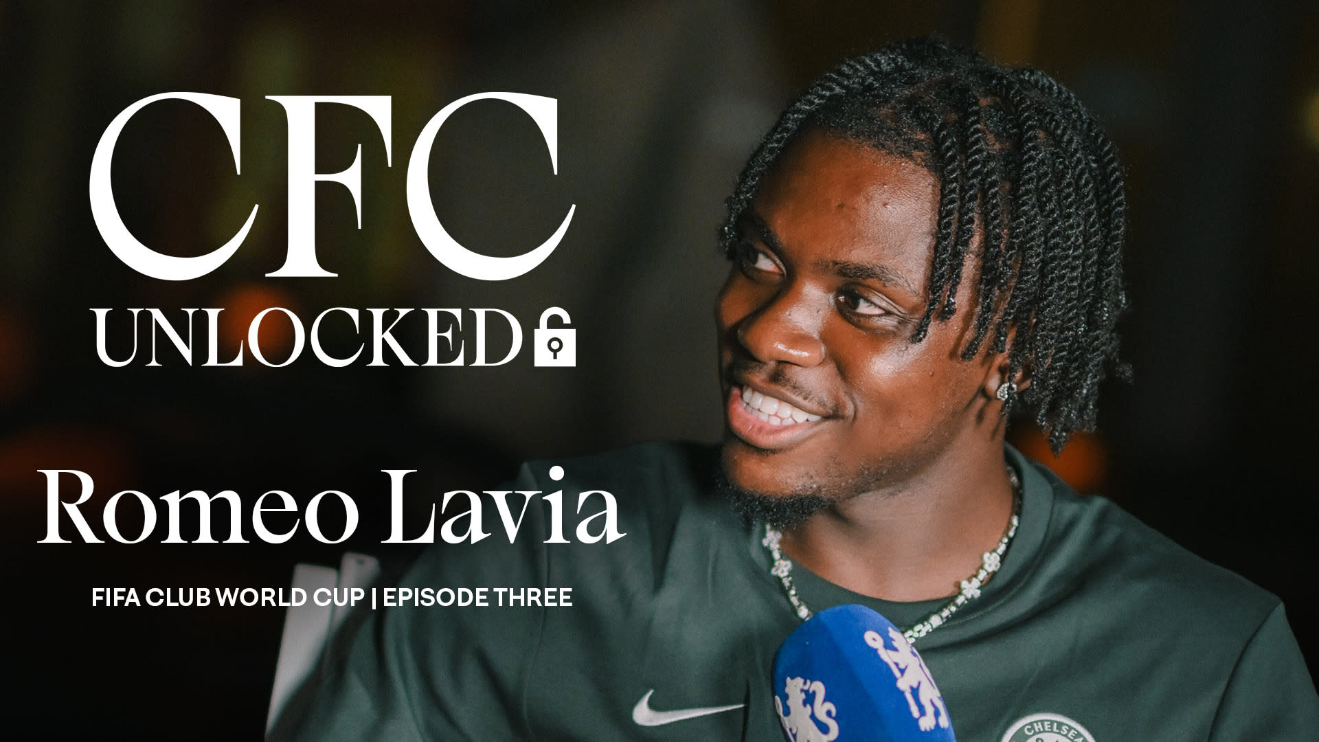 Roméo Lavia sits for a Chelsea interview about his life and career