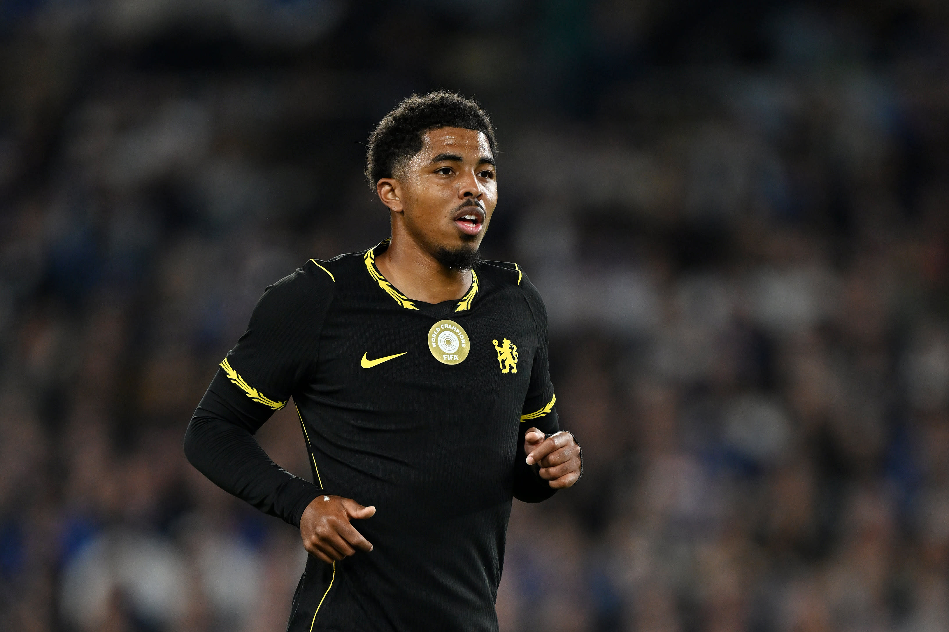 Wesley Fofana plays for Chelsea during the club's 2026 pre-season tour