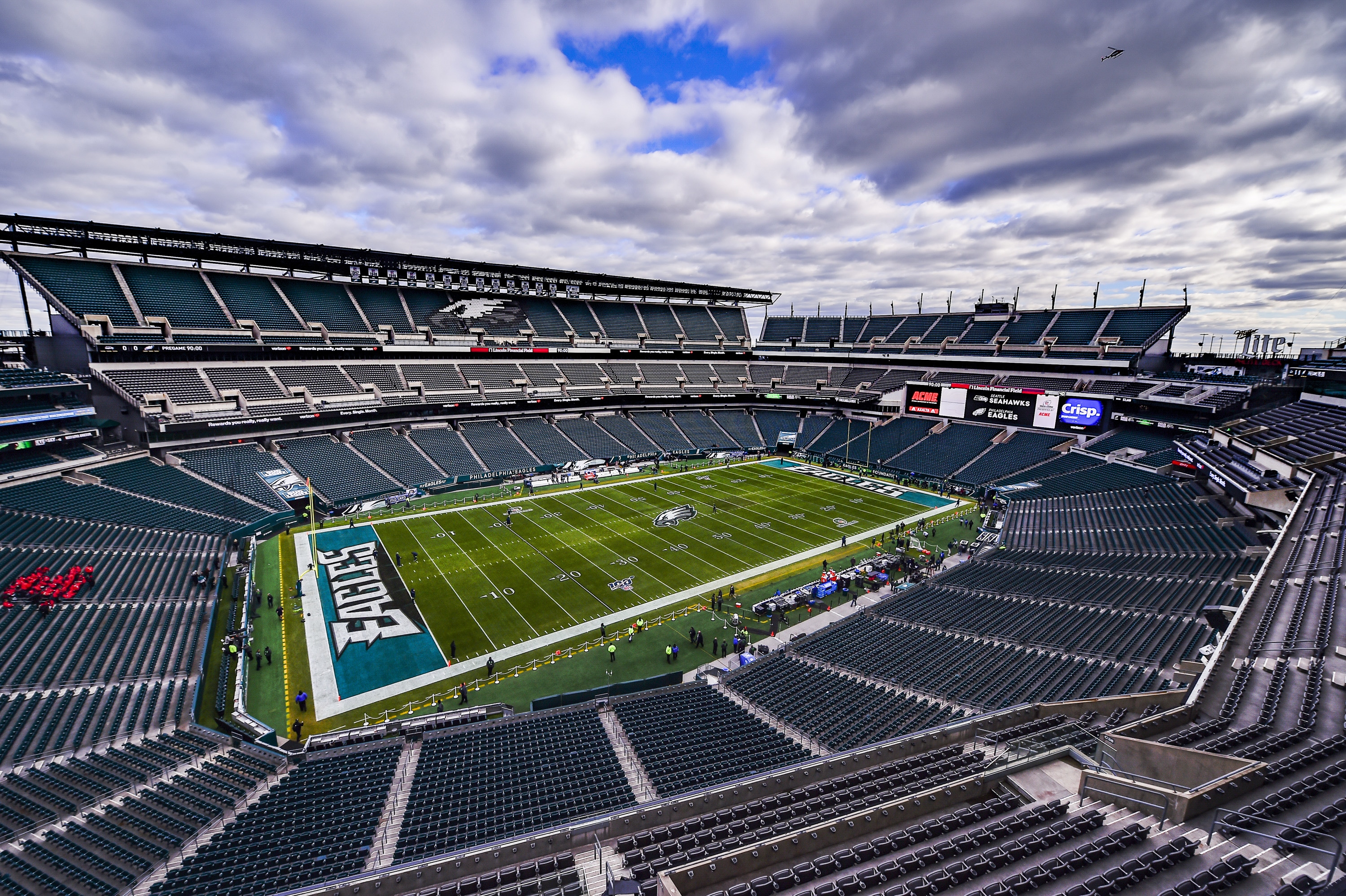 Lincoln Financial Field, section c38, home of Philadelphia Eagles