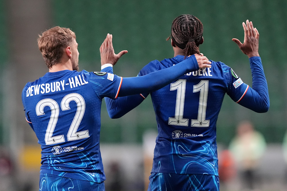 Noni Madueke celebrujący swoją bramkę, zdjęcie Chelsea FC