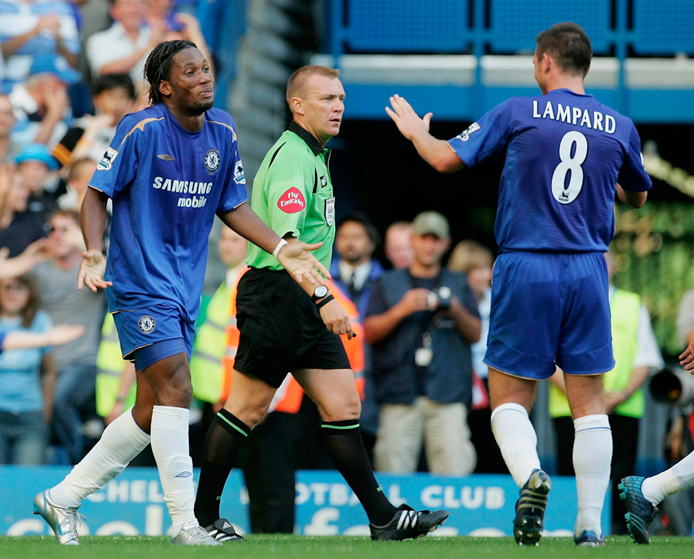 Reakcja Didiera na zdobycie gola, zdjęcie Chelsea FC