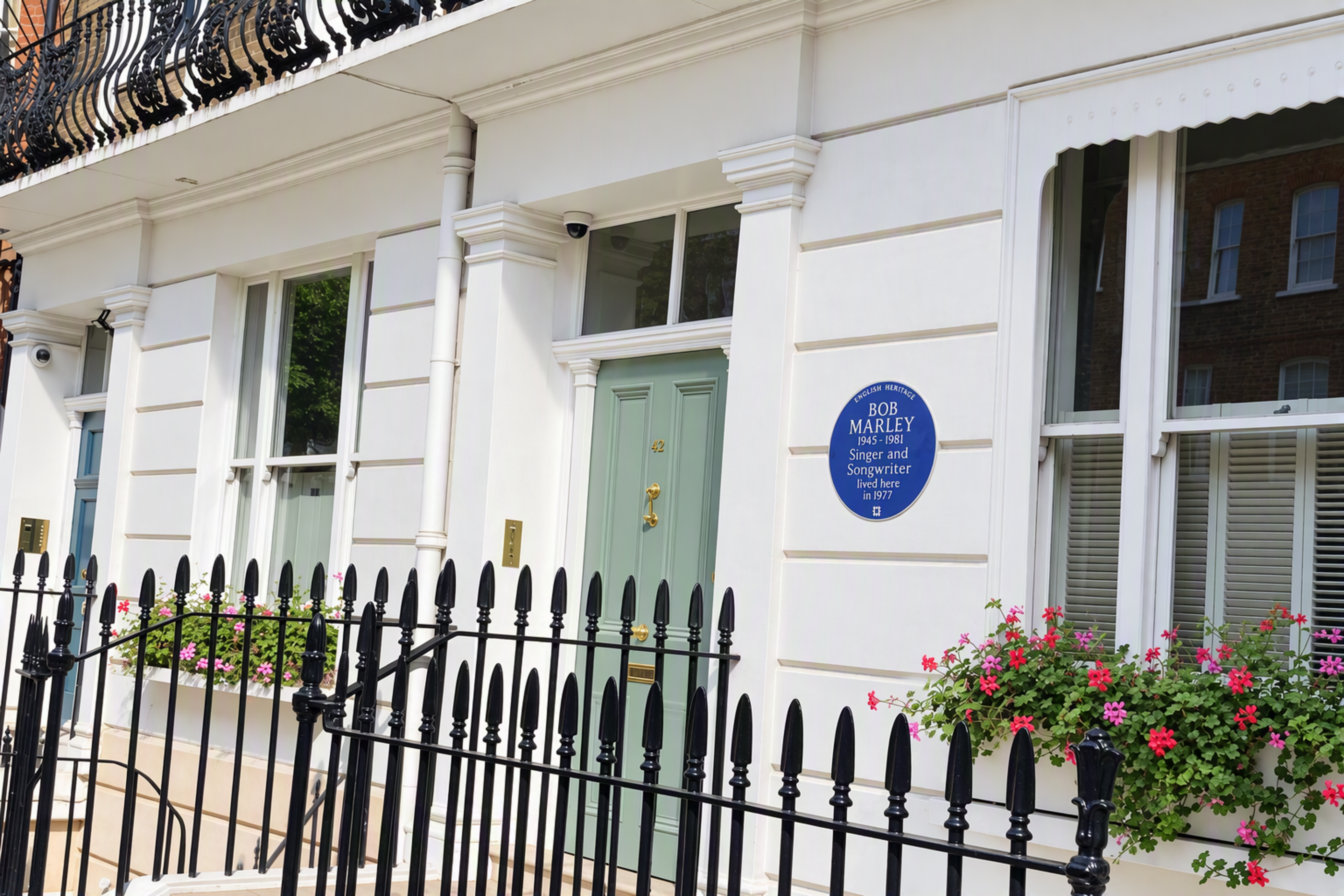 The house in the heart of Chelsea where Bob Marley resided