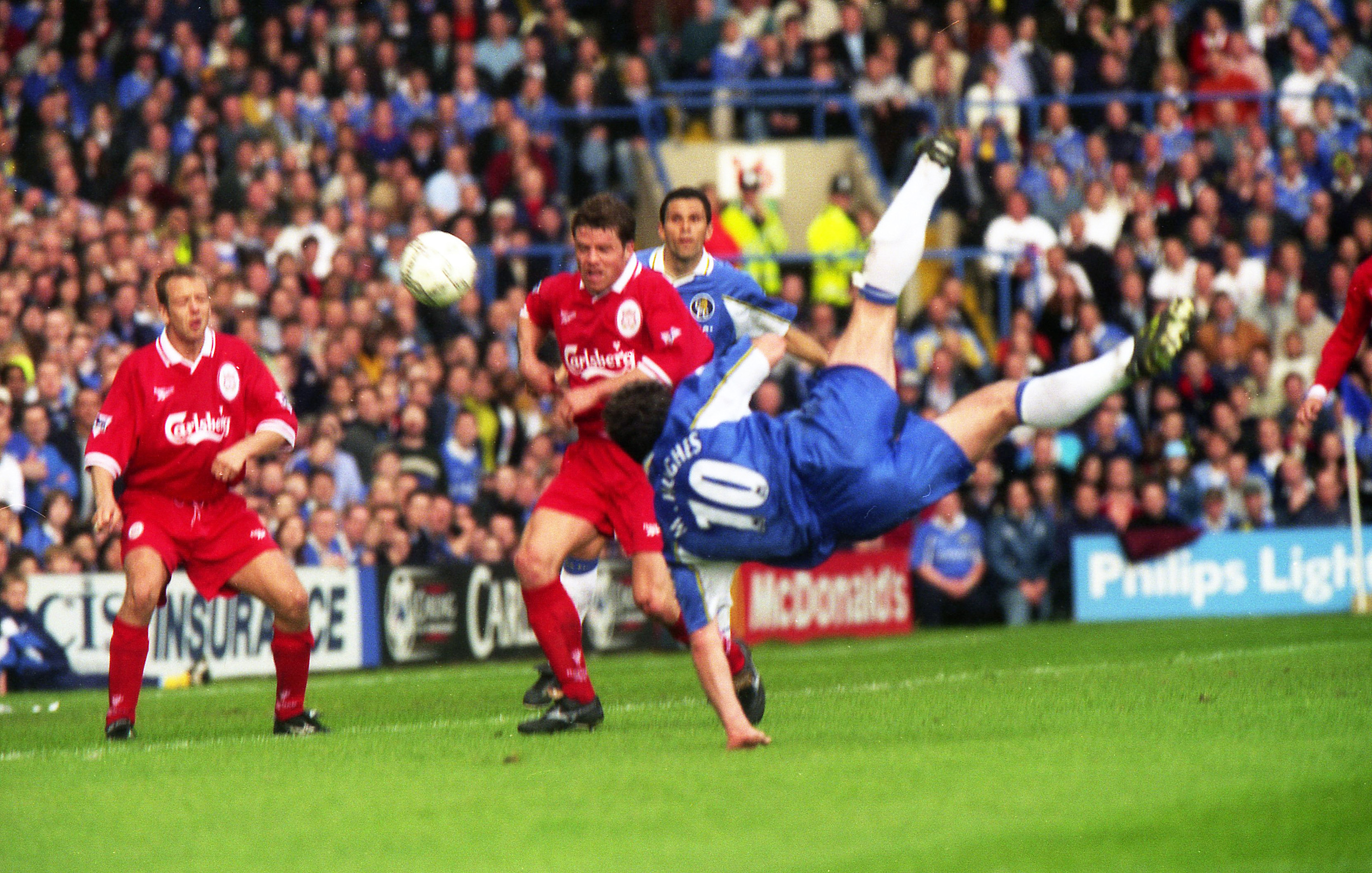 No one loved an acrobatic volley more than Mark Hughes