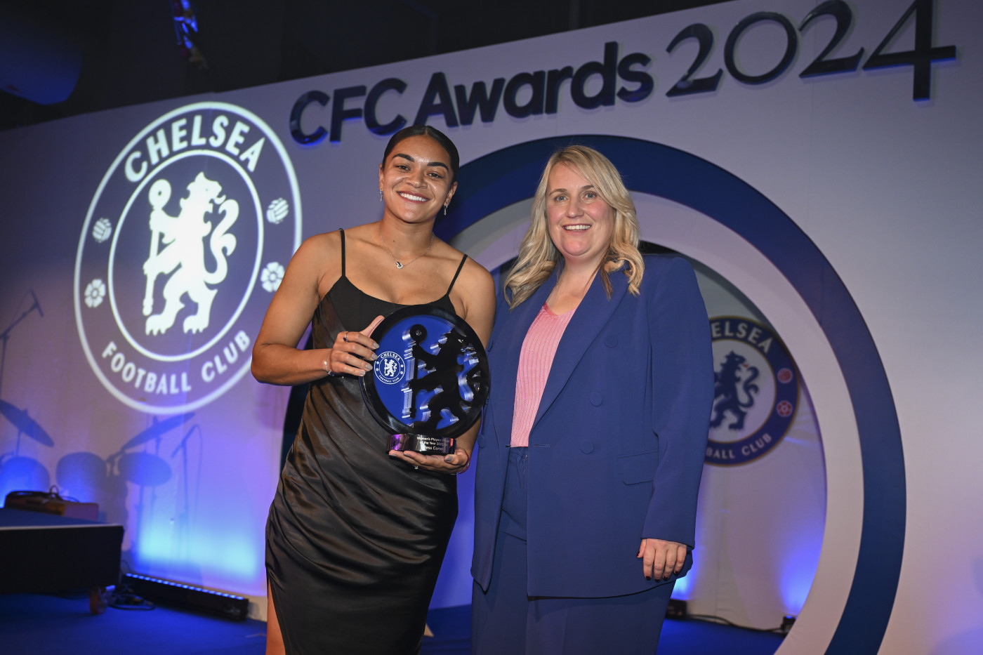 Carter was awarded the Women's Players' Player of the Season prize by manager Emma Hayes