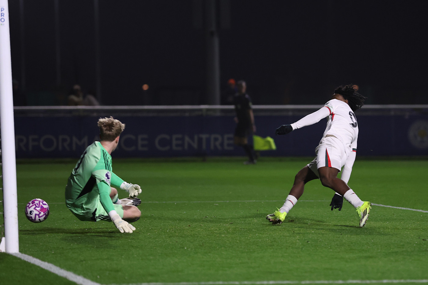 Mheuka opened the scoring against Leicester City
