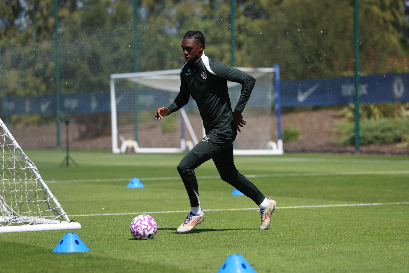 Under-21s defender Wilson has been putting in the work at Cobham during pre-season preparations