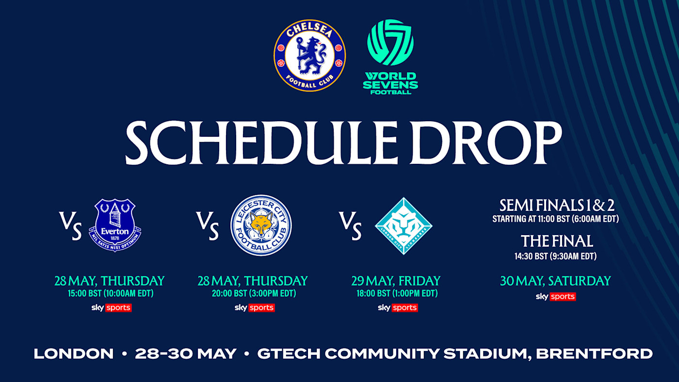 CFCW World Sevens Football schedule graphic