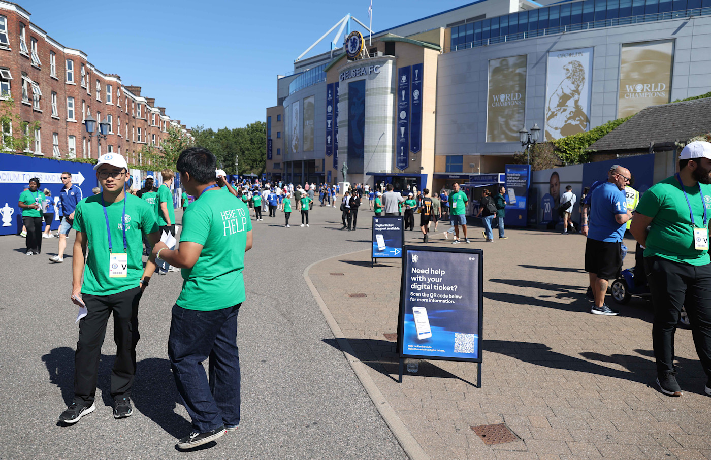 Digital tickets help stamford bridge