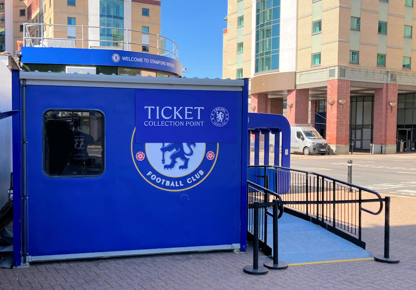 Ticket Collection Point   TCP   Stamford Bridge b