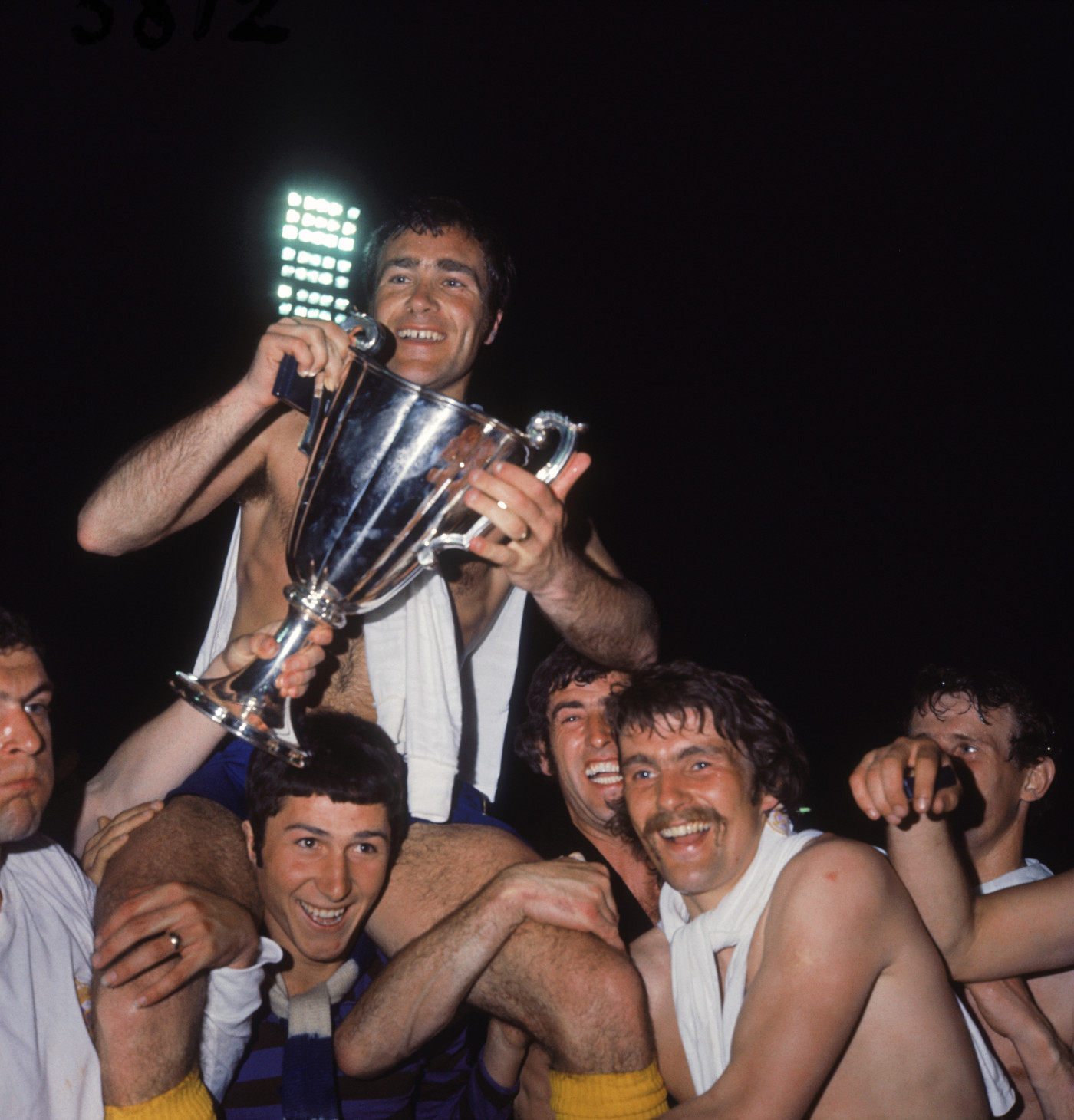 Clutching the Cup Winners' Cup in Athens