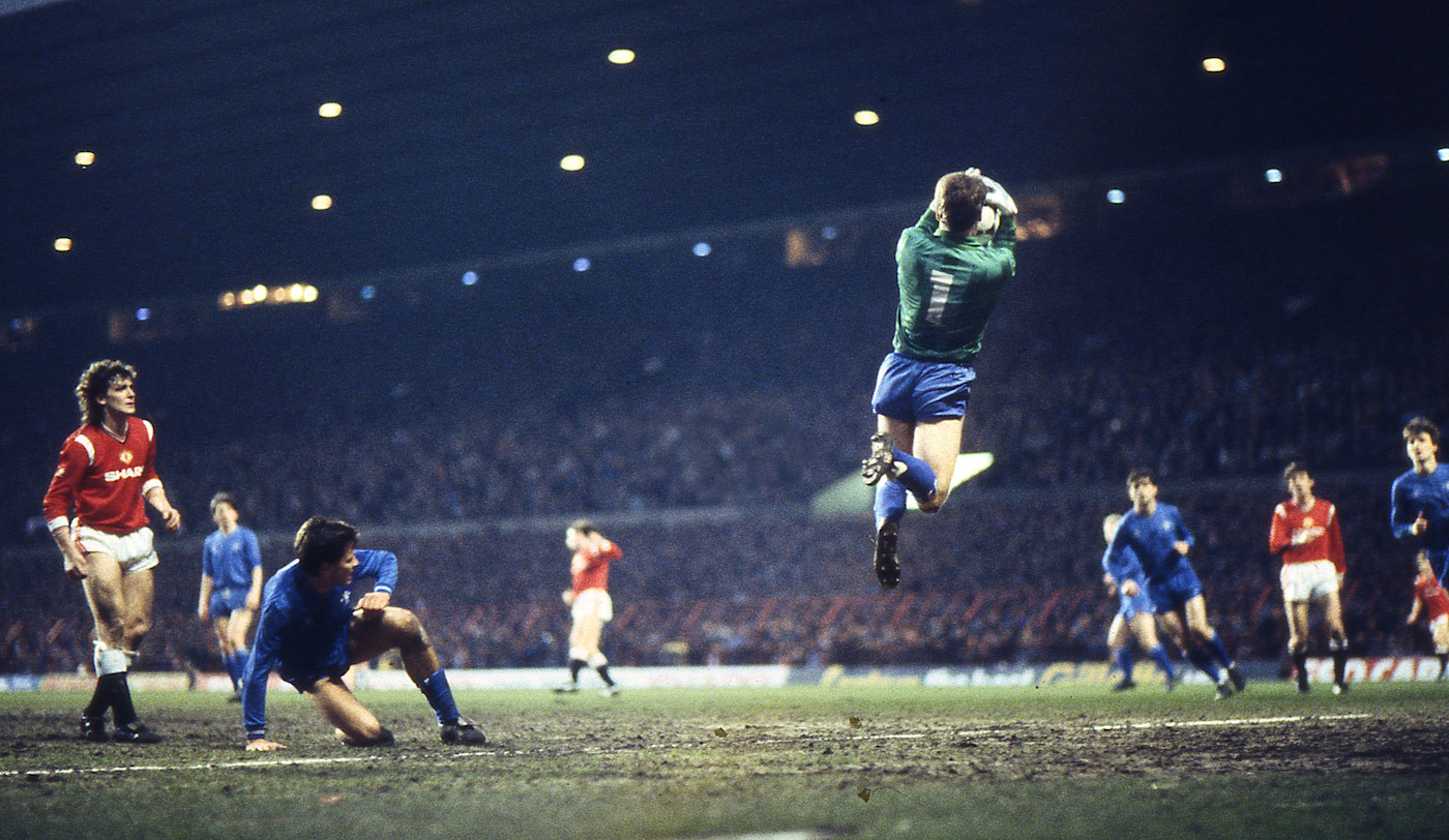 The season prior to his penalty-saving heroics, Tony Godden played in another win at Man United
