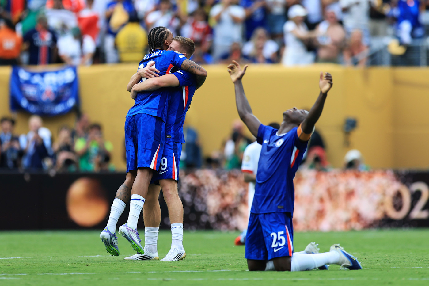 Elation at the full-time whistle