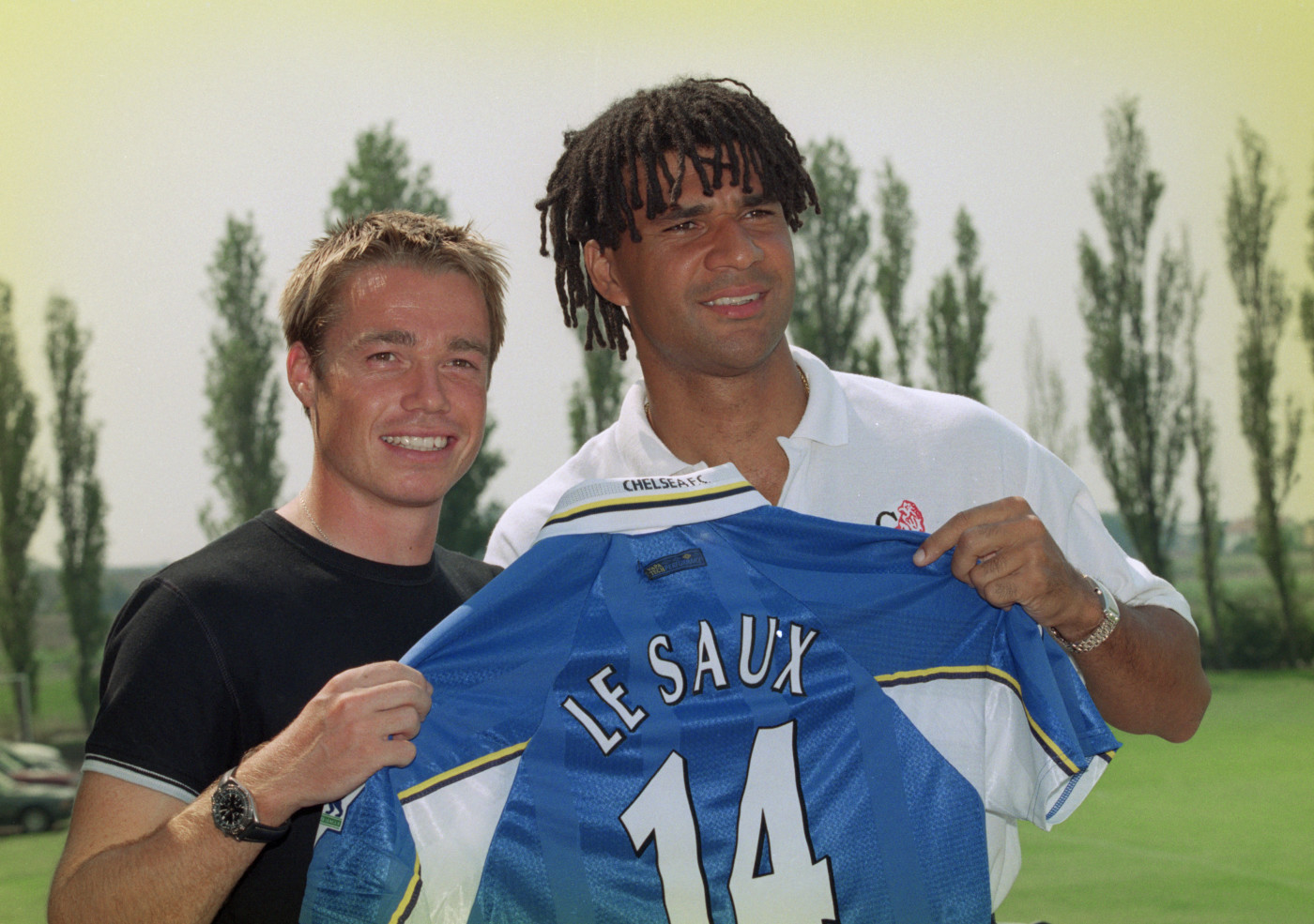 1997-99 Graeme Le Saux Signed Chelsea Official Club Card B (26059