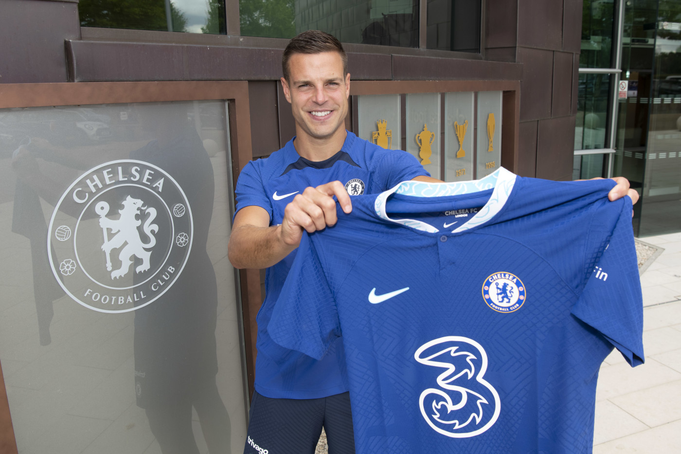 Chelsea FC AZPILICUETA 28 Mシャツ 2019-20 Chelsea Home Shirt Azpilicueta #28 - 9/10 - (M.Boys)