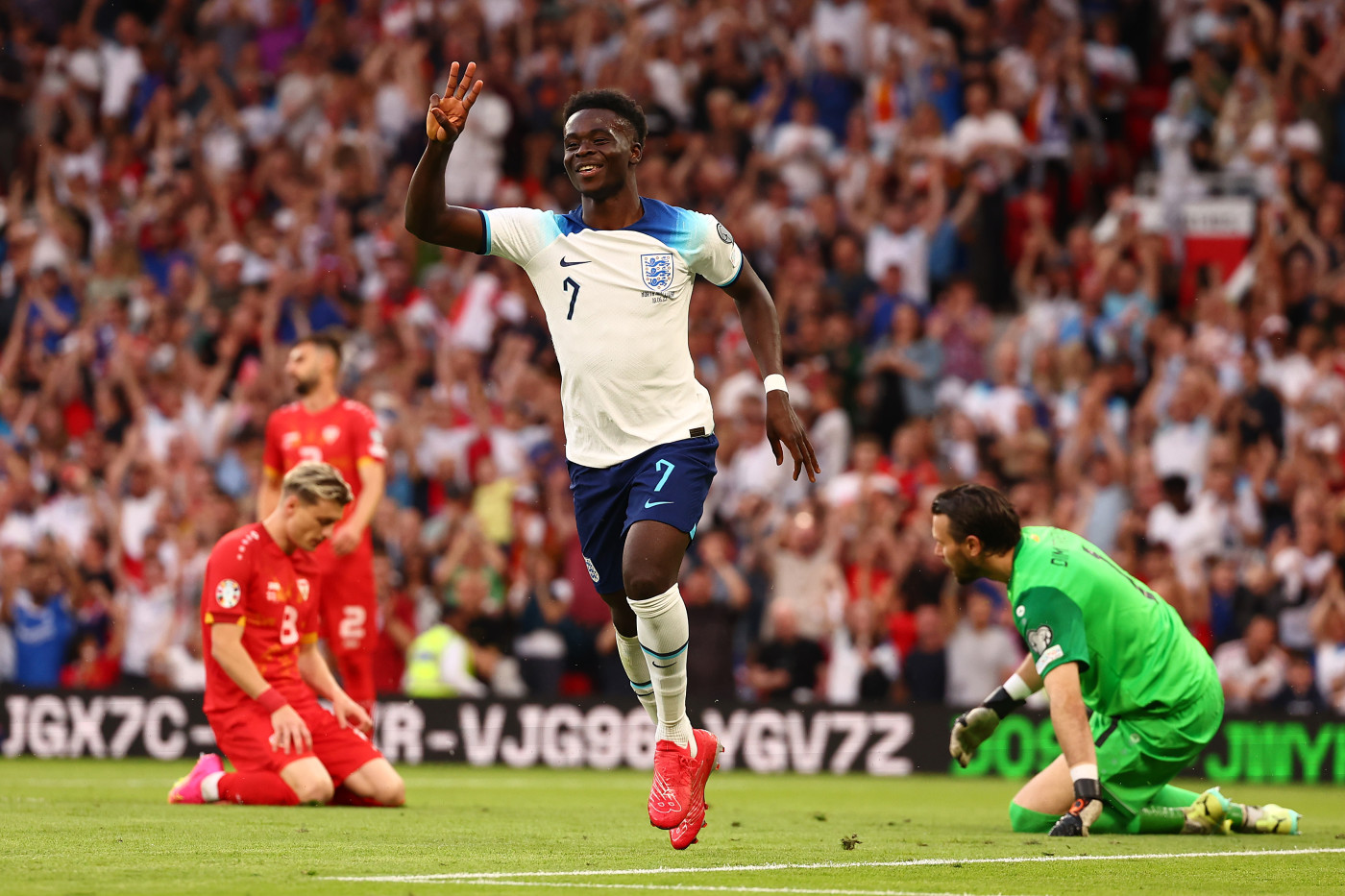 Gallagher features as England score seven in Manchester News