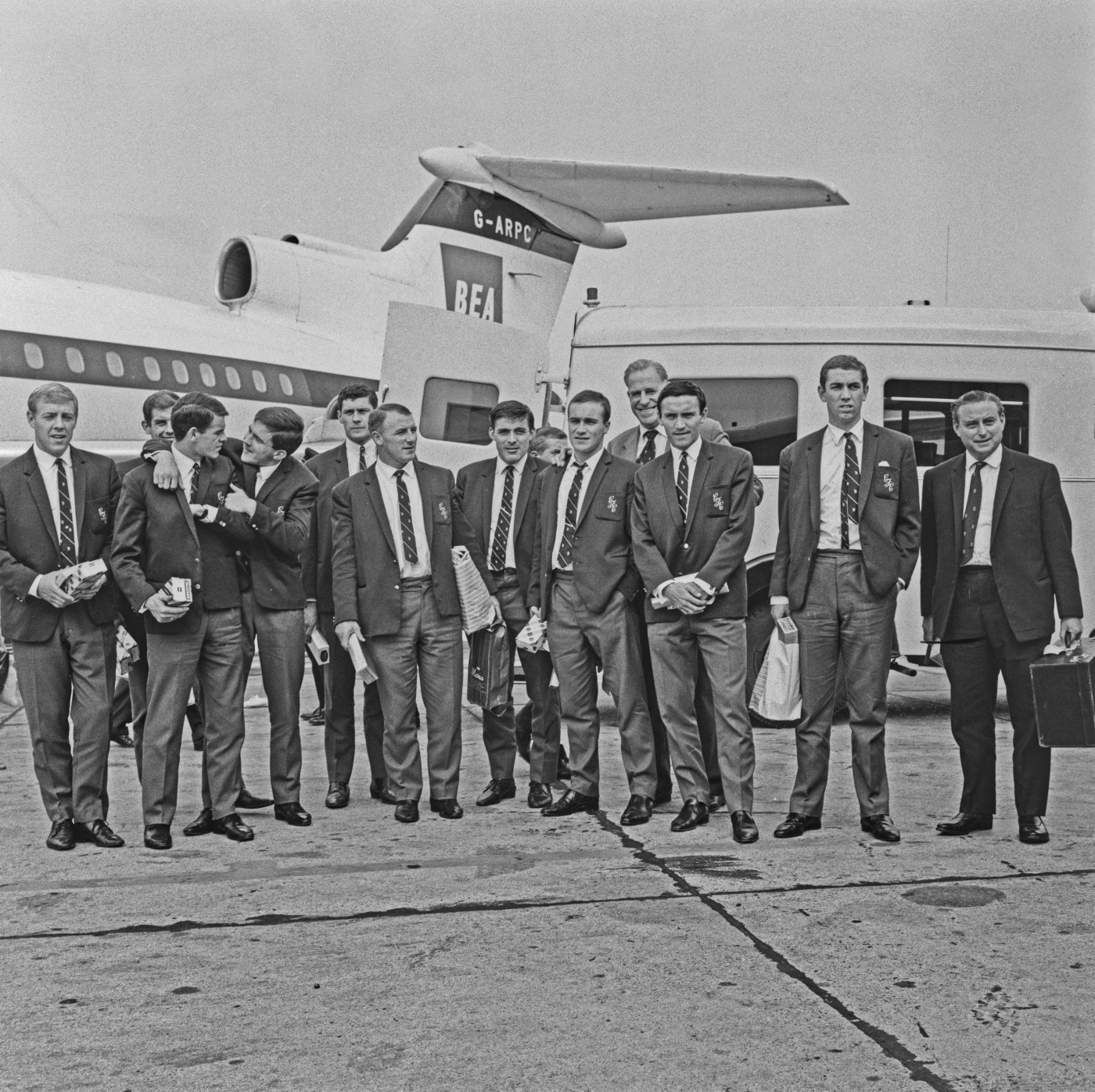 The Blues depart to take on Roma in the first round of the Fairs Cup the following season