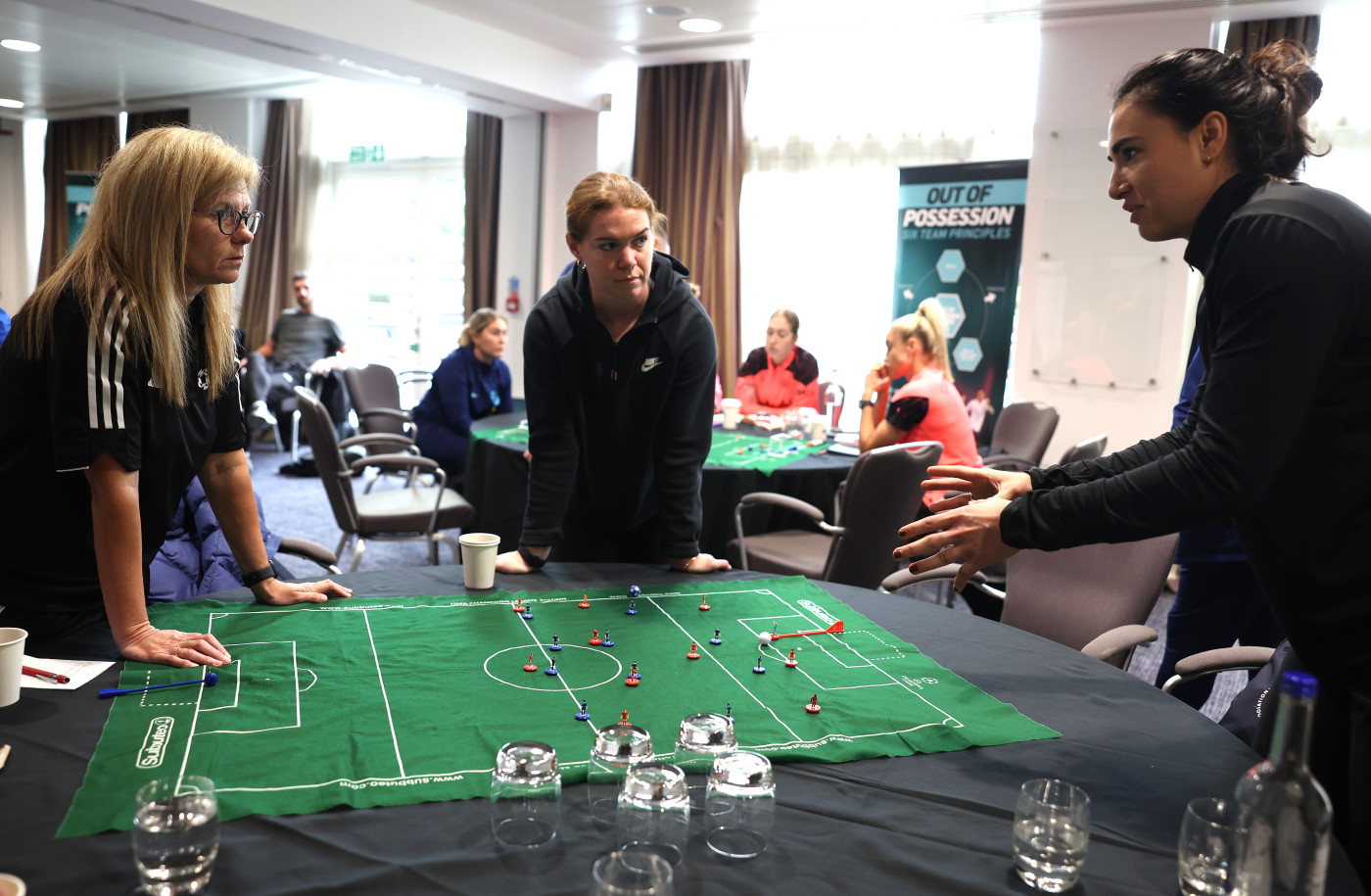 Musovic in the Uefa A Licence classroom