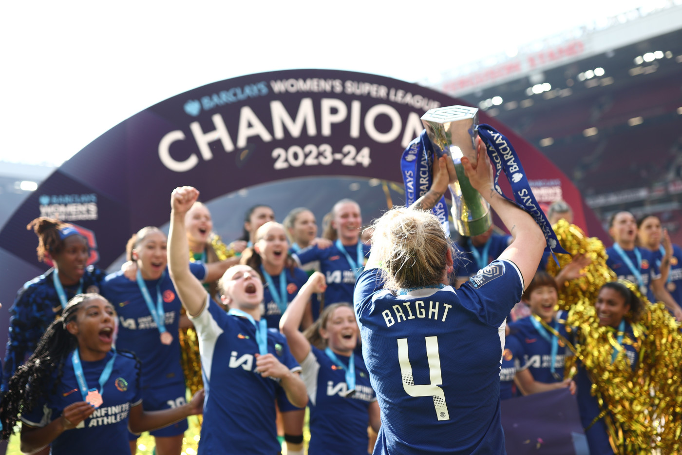 We claimed our fifth consecutive WSL title in May