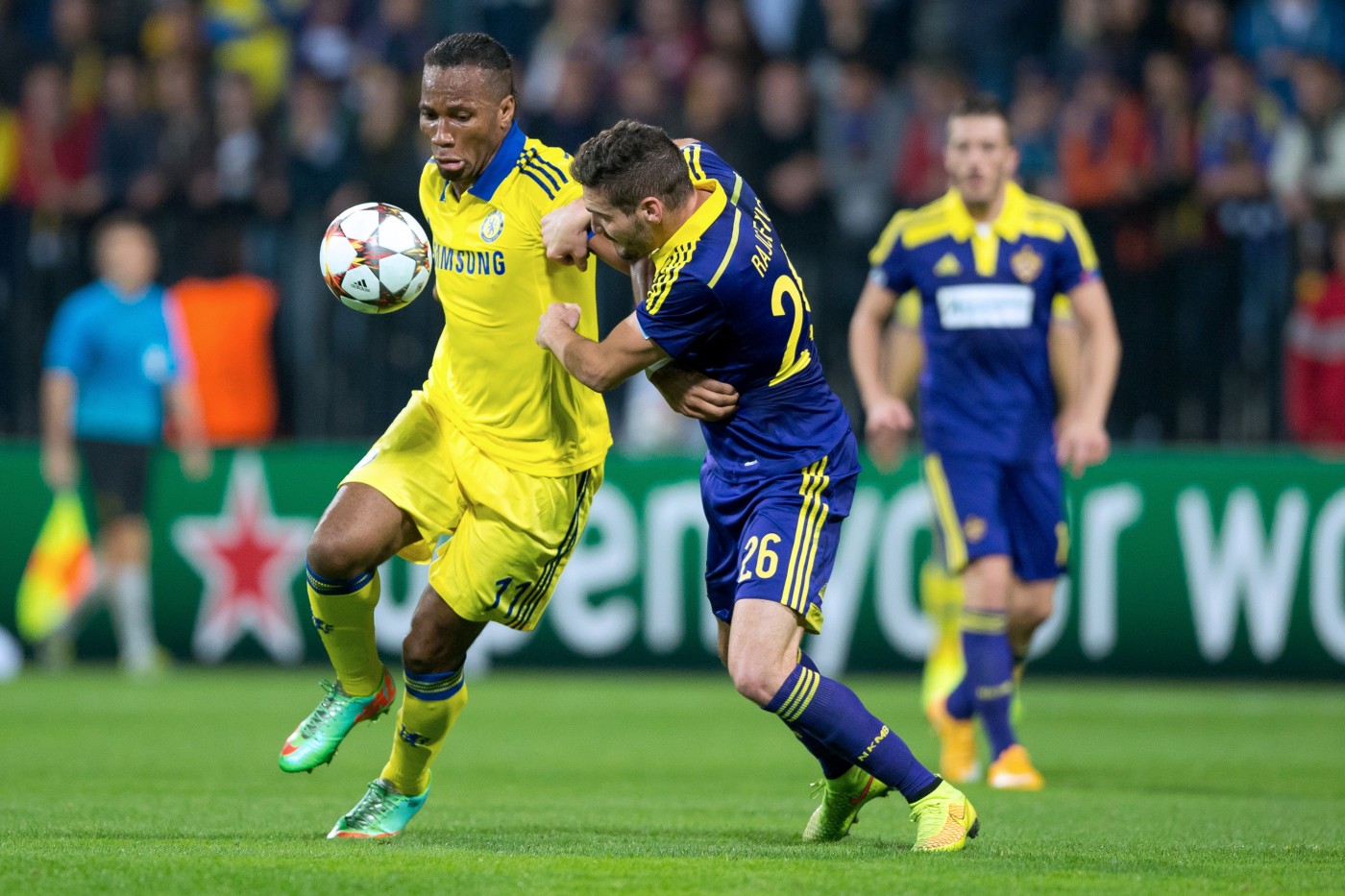 We played Maribor in the 2014/15 Champions League group stage