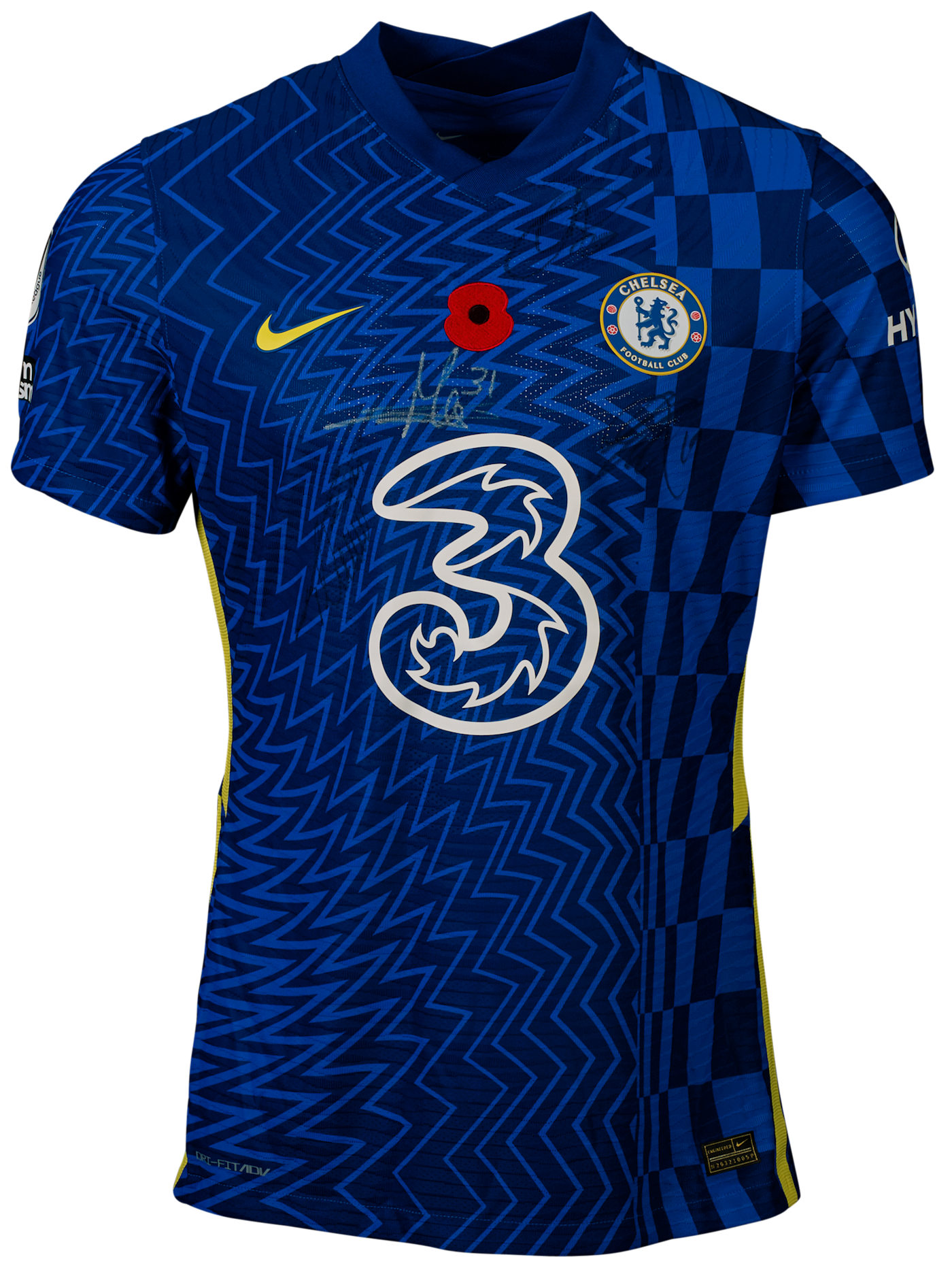 Our poppy-embroidered shirt from the 2021/22 campaign