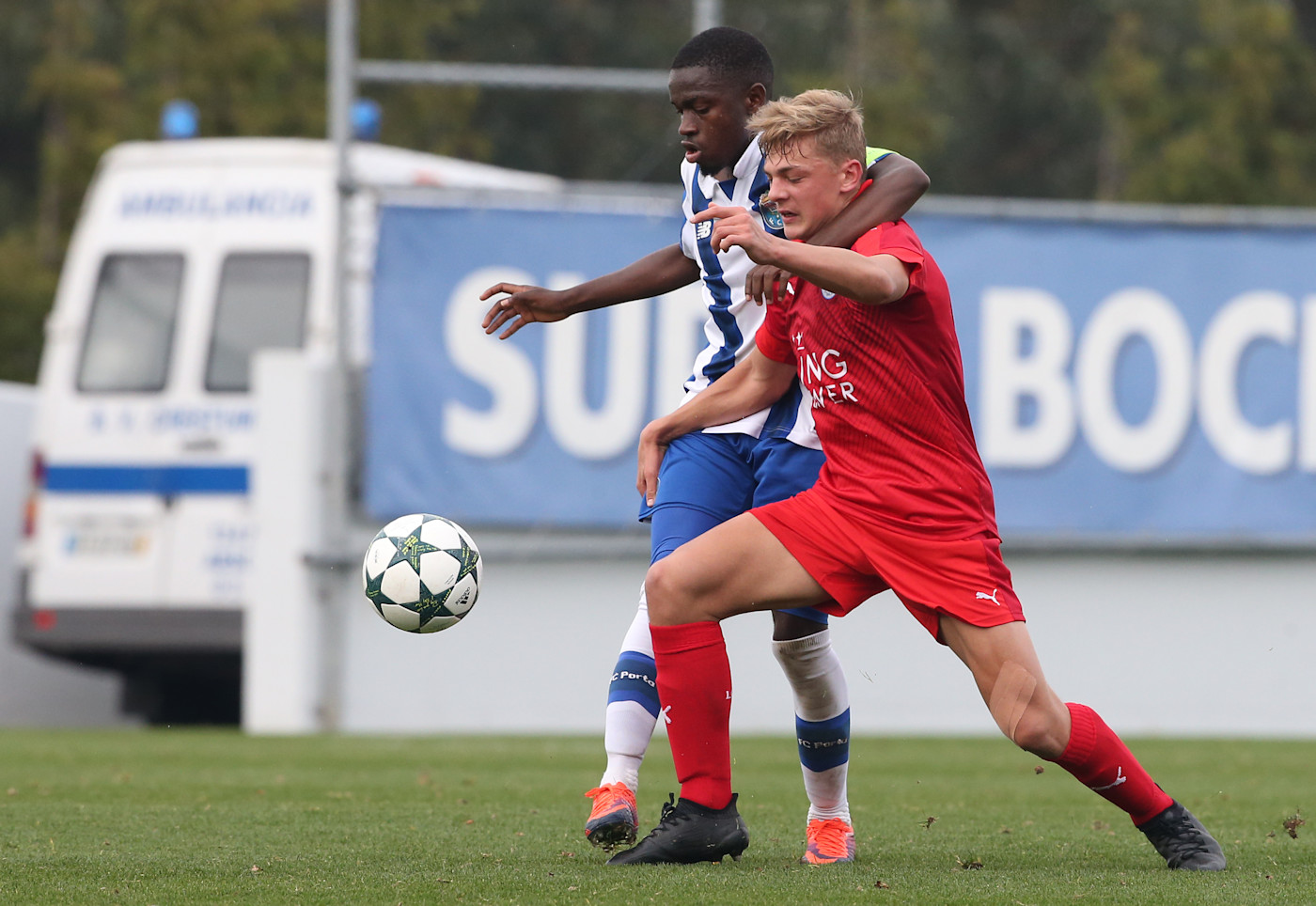 In UEFA Youth League action in 2016