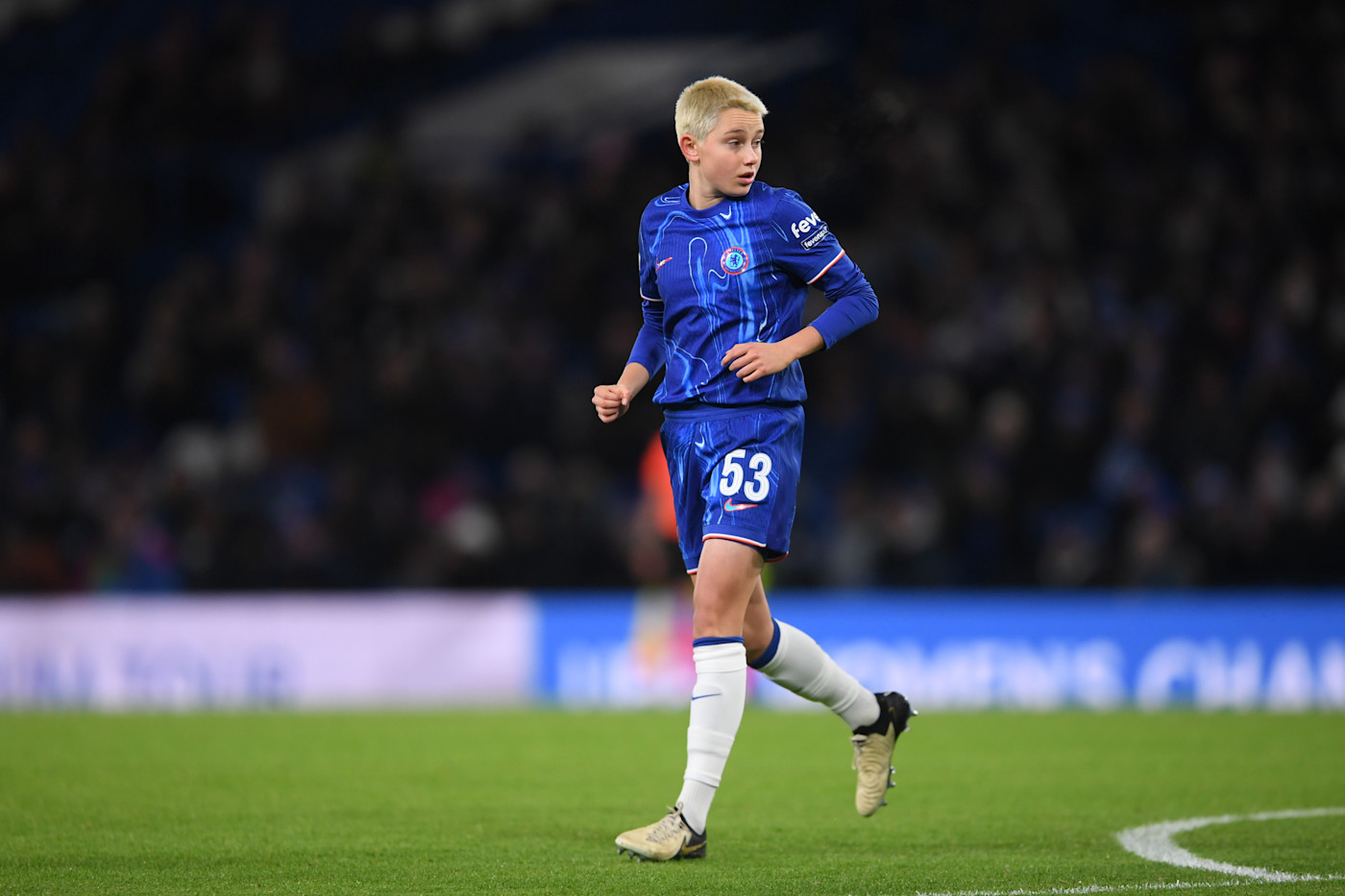 Lola Brown made her Chelsea debut in the Champions League