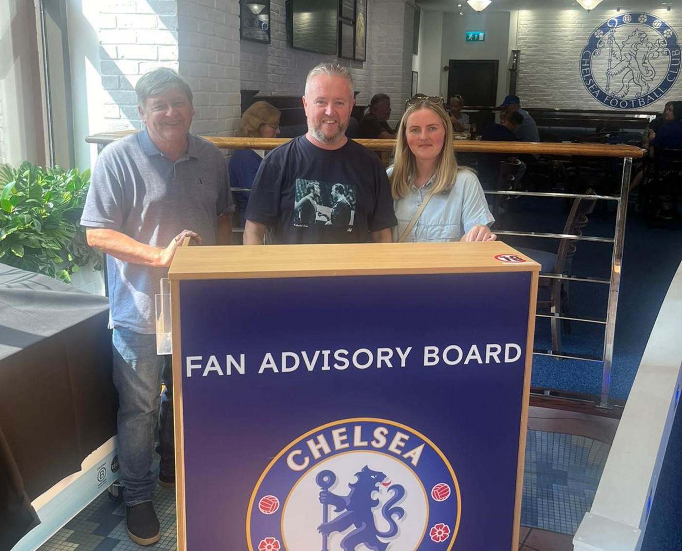 The FAB ready to meet and greet earlier this season