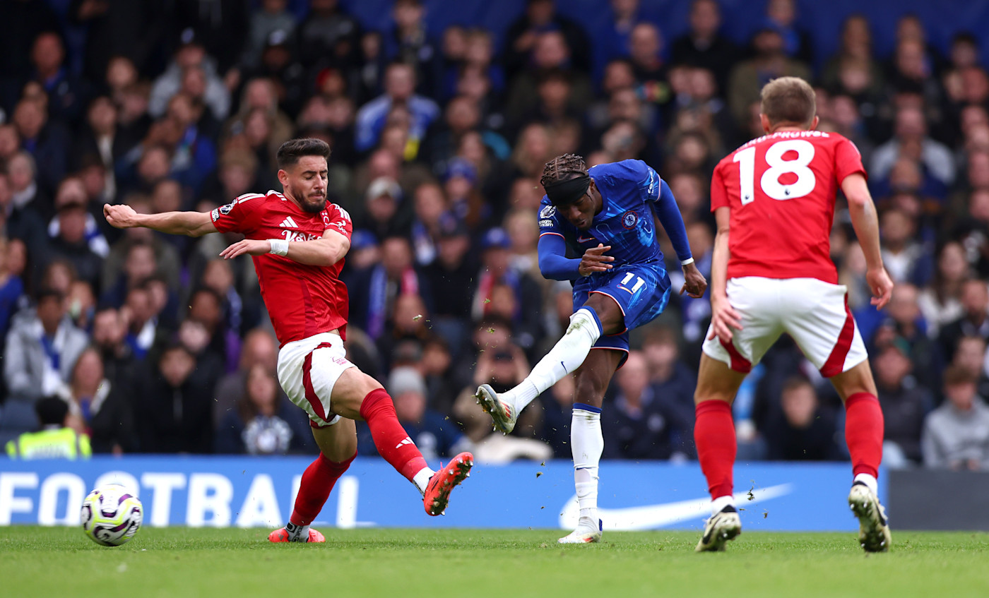 Chelsea and Nottingham Forest drew 1-1 in October